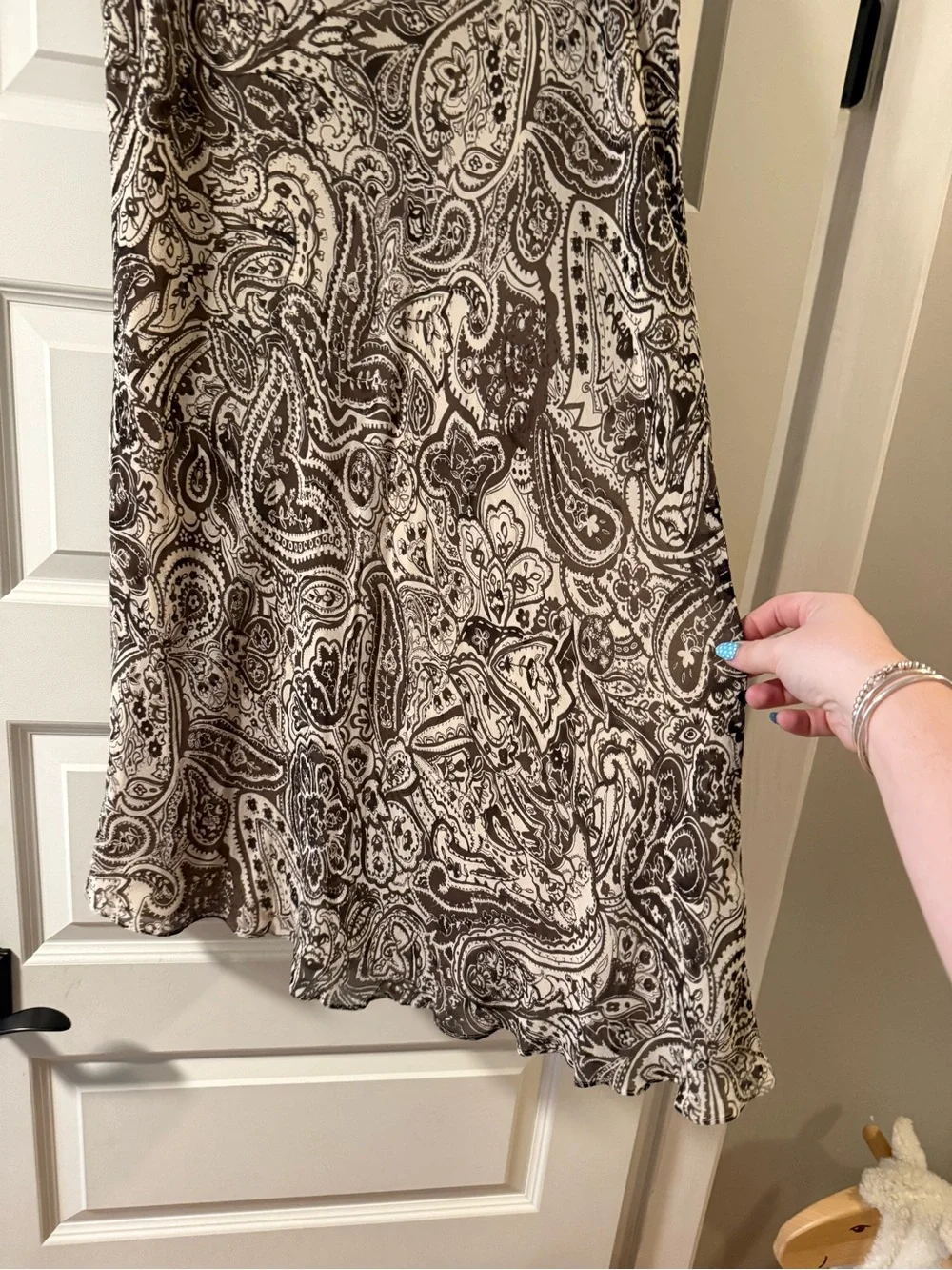 Printed midi skirt - Picture 2 of 4